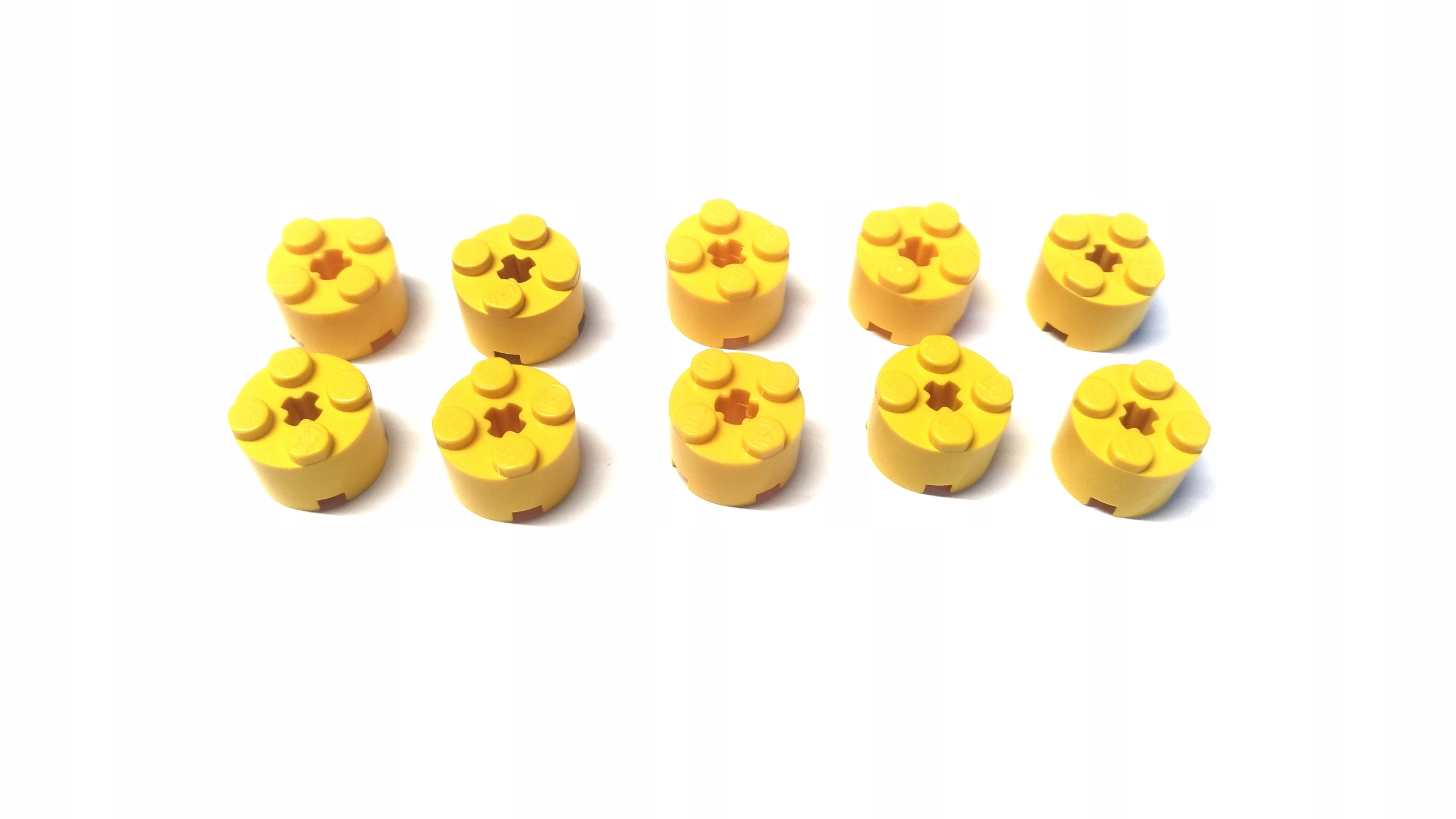 087c. Lego 2x2 żółte brick Round 6143 - 10 szt 1 15a63473c6e087dc2564cdcff8b5788d