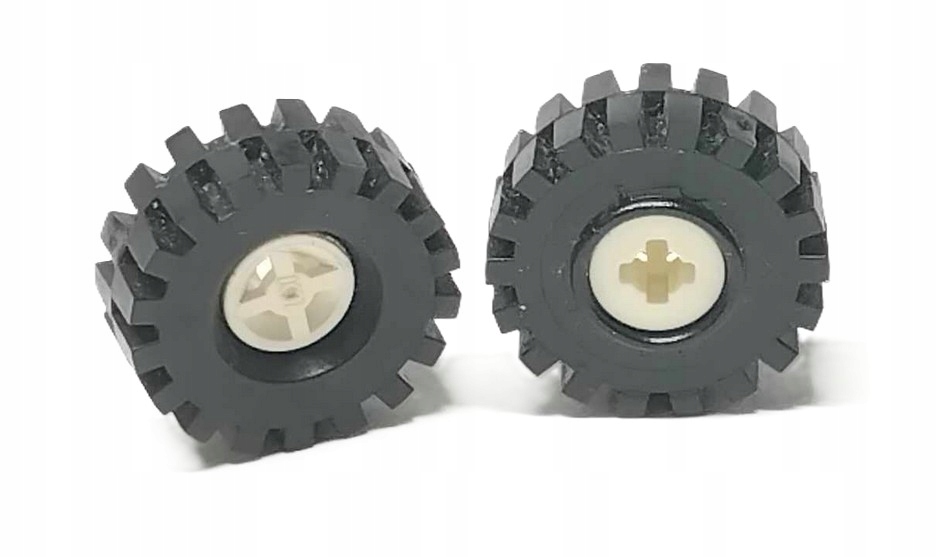 N2b Lego Koło (opona+felga) 4084 4624c03 - 2 sztuki felga biała 1 fb07c7219bb9fd2173a3c0c242bf18ed