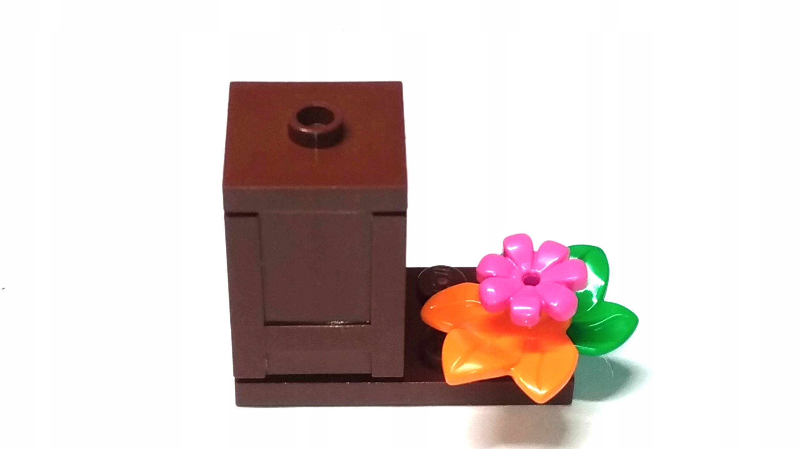 159j Lego kosz na śmieci roślina roślinka brązowy 1 e630687eb0bd3b2b10d4e0848682babc