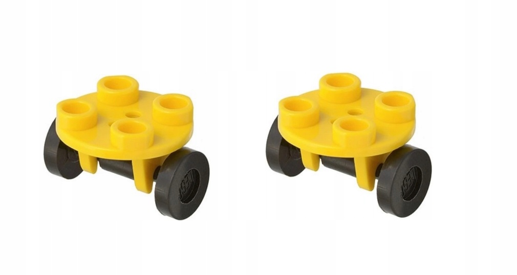 007lB. Lego koło 2496 wózek 2655 żółte - 2 komplety 1 ded4388b7e4bde94d9faa07dbf5b0503