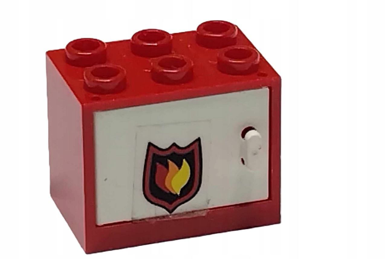 133F3. LEGO skrzynia kontener szafa szafka z drzwiczkami 4532 4533 straż 1 1d2eb935b4bc20b3fb6f645056c5da0a