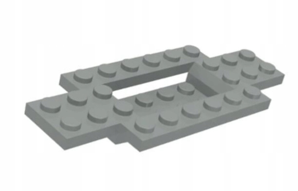 181h5a Lego podwozie podstawa pojazdu 30029 podwozie 4x10 - szary jasny old 1 27a23f7add236b443bcd2bf02fc5d38a