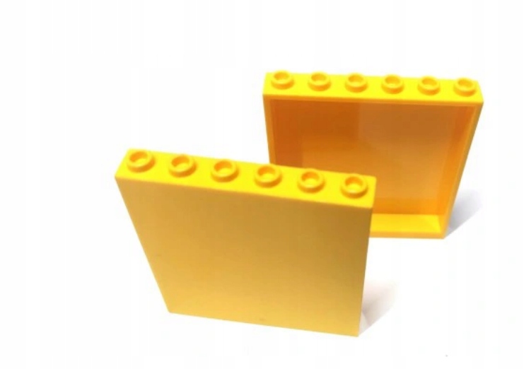 101f. LEGO 59349 ściana panel 1x6x5 2 szt żółty 1 988772b631626be1f5e2a1a4afacf742