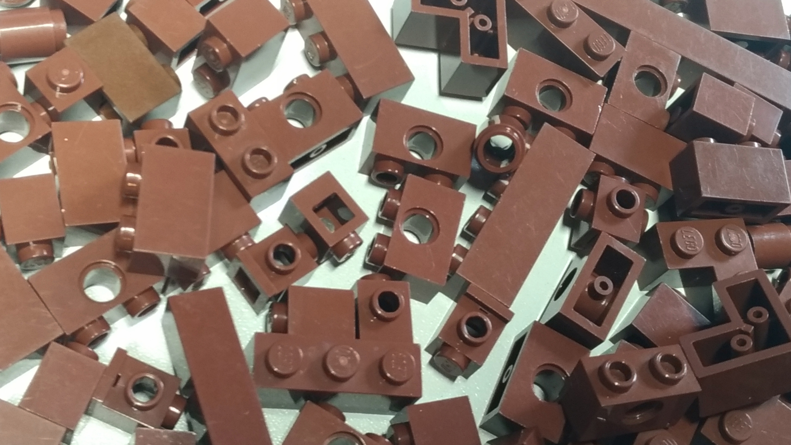 099a. Lego brązowe brick 0,05kg 50g 1x1, 1x2 mix 1 ce7fa3c989ed06659262dcbf28b58410