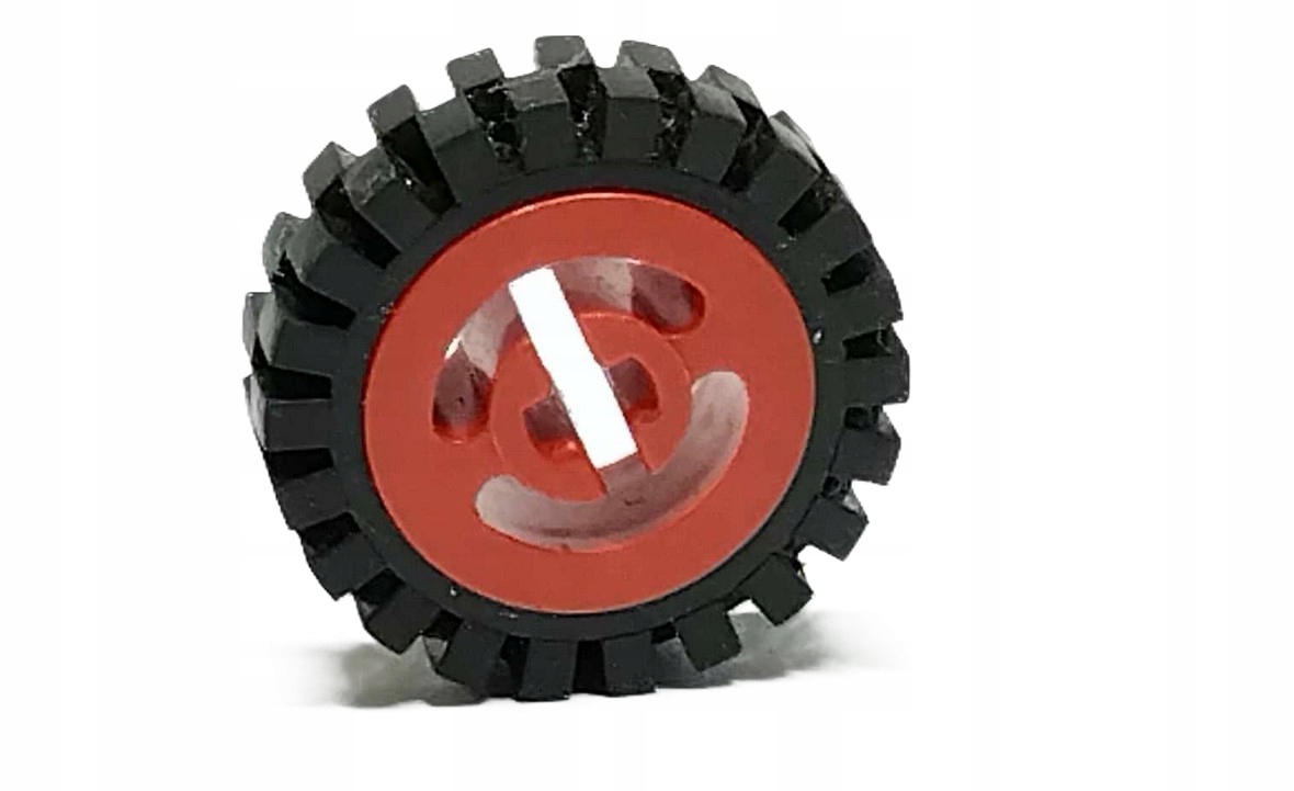 E C4 Lego Technic Koło (opona + felga) 3483 24x8 3482 - czerwony 1 b7d1f80460b4f6ff5af001e0e633a96e