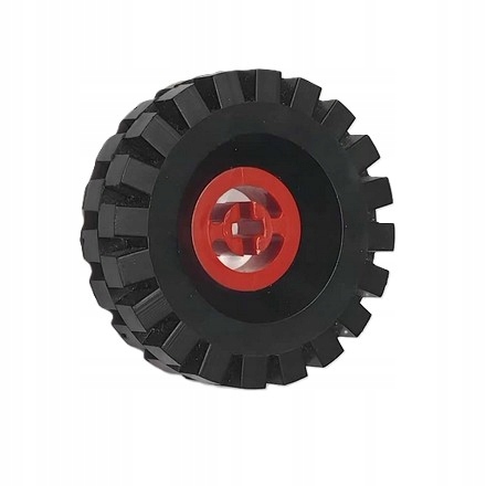 E B5 Lego Technic Koło (opona + felga) 3482c03 koło opona 17x 43 - czerwona 1 4b3f6b2455226fc54096da7ec20b6575