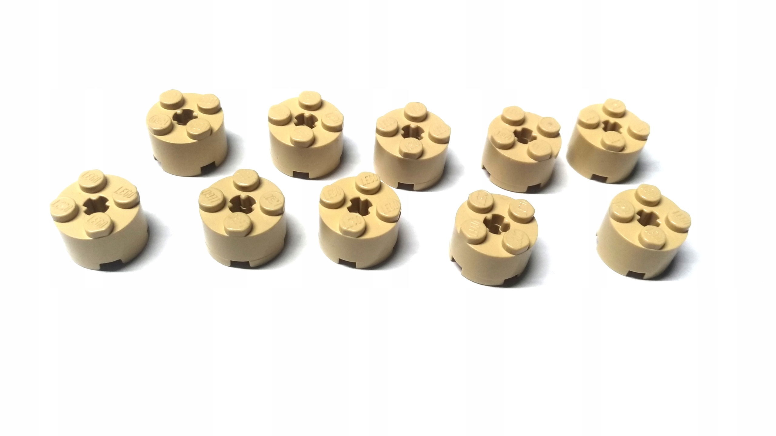087e. Lego 2x2 tan brick Round 6143 - 10 szt 1 0c8ad1bcbd6118cbca1f2d419dbfb80a