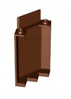 279a10. Lego panel ściana do zamku zamek panel 3x3x6 87421 - 1 szt brąz 1 722b212c63d8cd8e441da58eb195927c