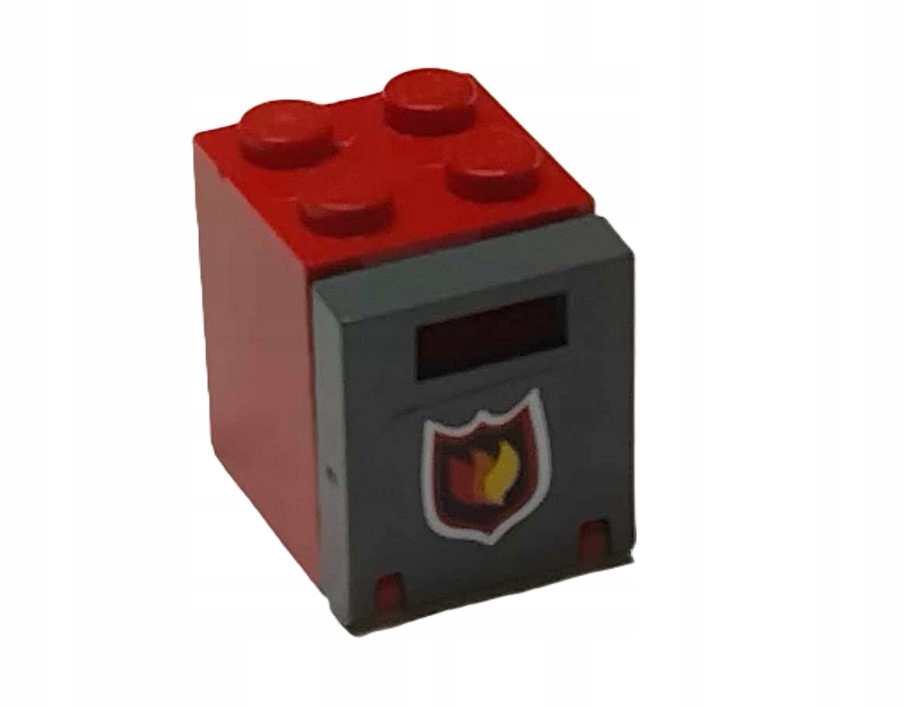 133D3. LEGO 4345 4346 skrzynia szafka kontener sejf czerwona straż 1 0fd044f9b7e3a7b1a509f17aa47b1cc5