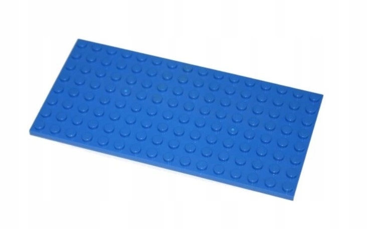028d2. LEGO płyta 8x16 niebieska cieńka płaska 92438 1 b32b6994b6e4af6b888f194621b7c410