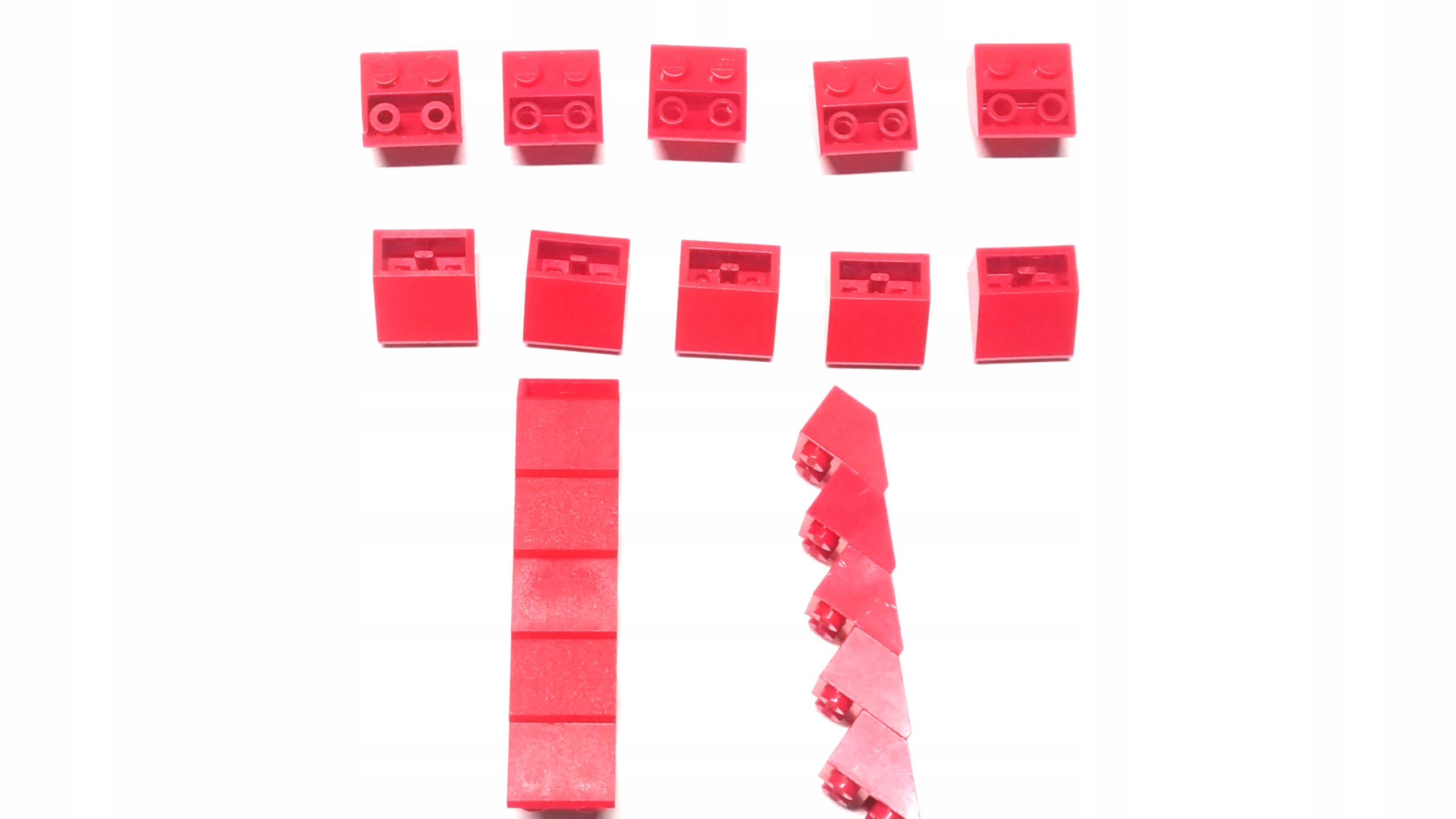 113D. lego dachówka 3660 20 szt czerwona odwrócona 1 f0da33ba9fb9f4fcb4cee3f202215650
