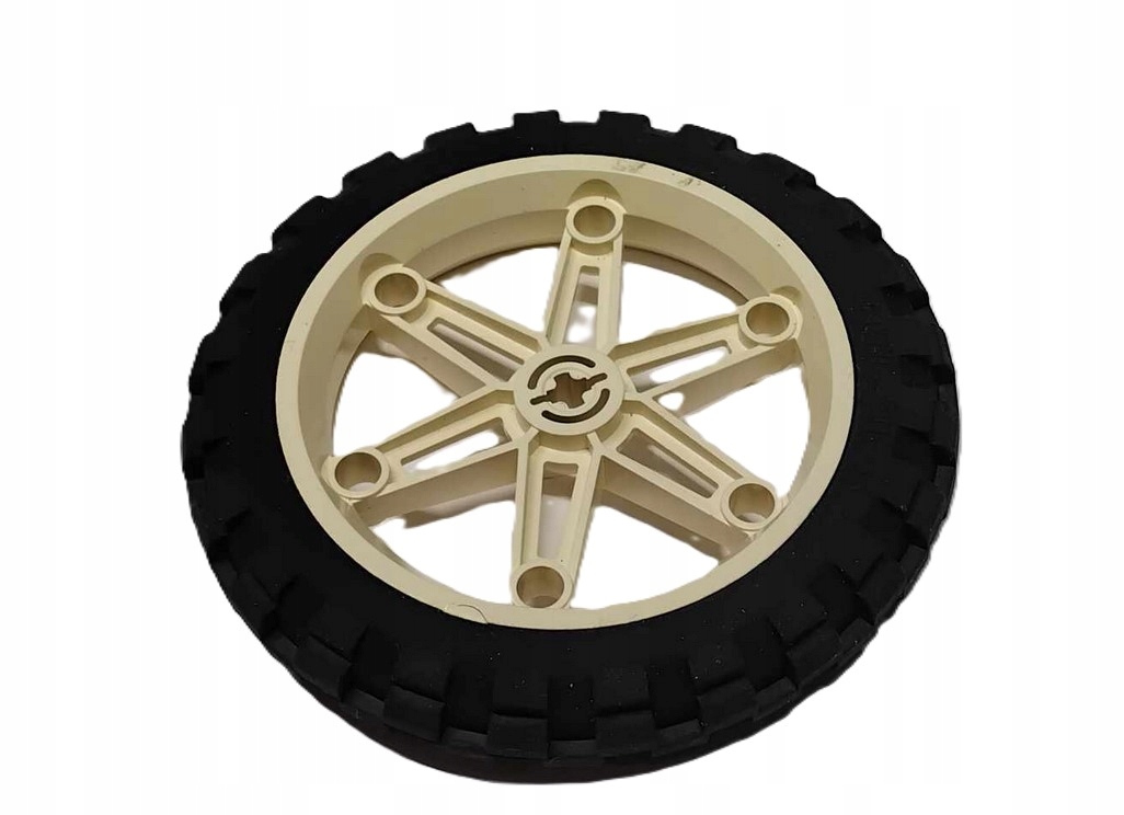 K4a Lego Technic Koło (opona +felga) 61.6mm D x 13.6mm 1 komplet 2903 biała 1 44d21dce15bd77a5cfa008b8b85cdc00