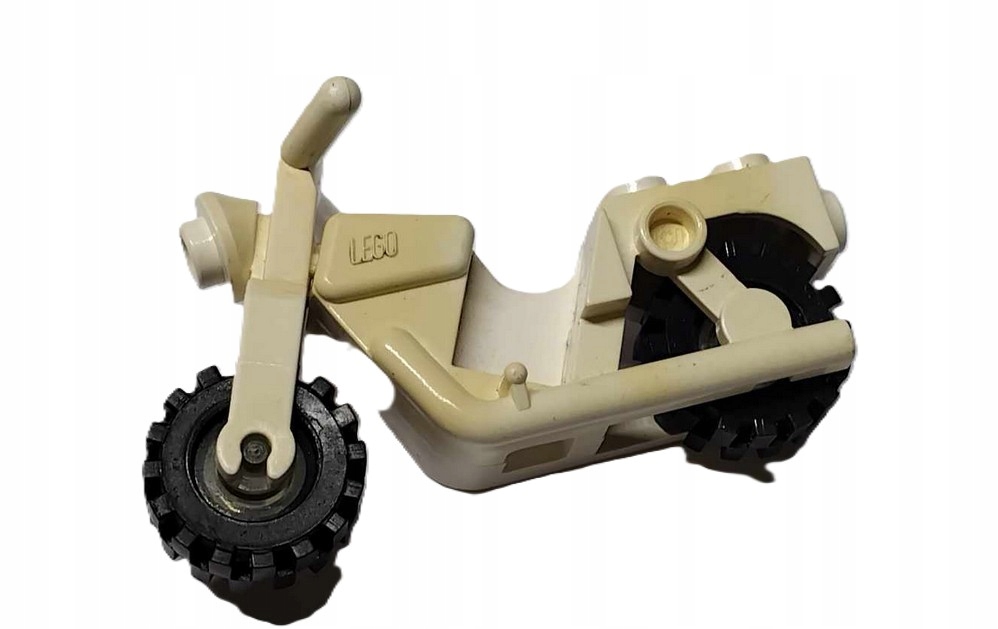 137je. LEGO system x81c01 Motor motocykl x81c01 policja biały pożółknięty 1 298c6960f4a536379fe3a191ffeeaf91