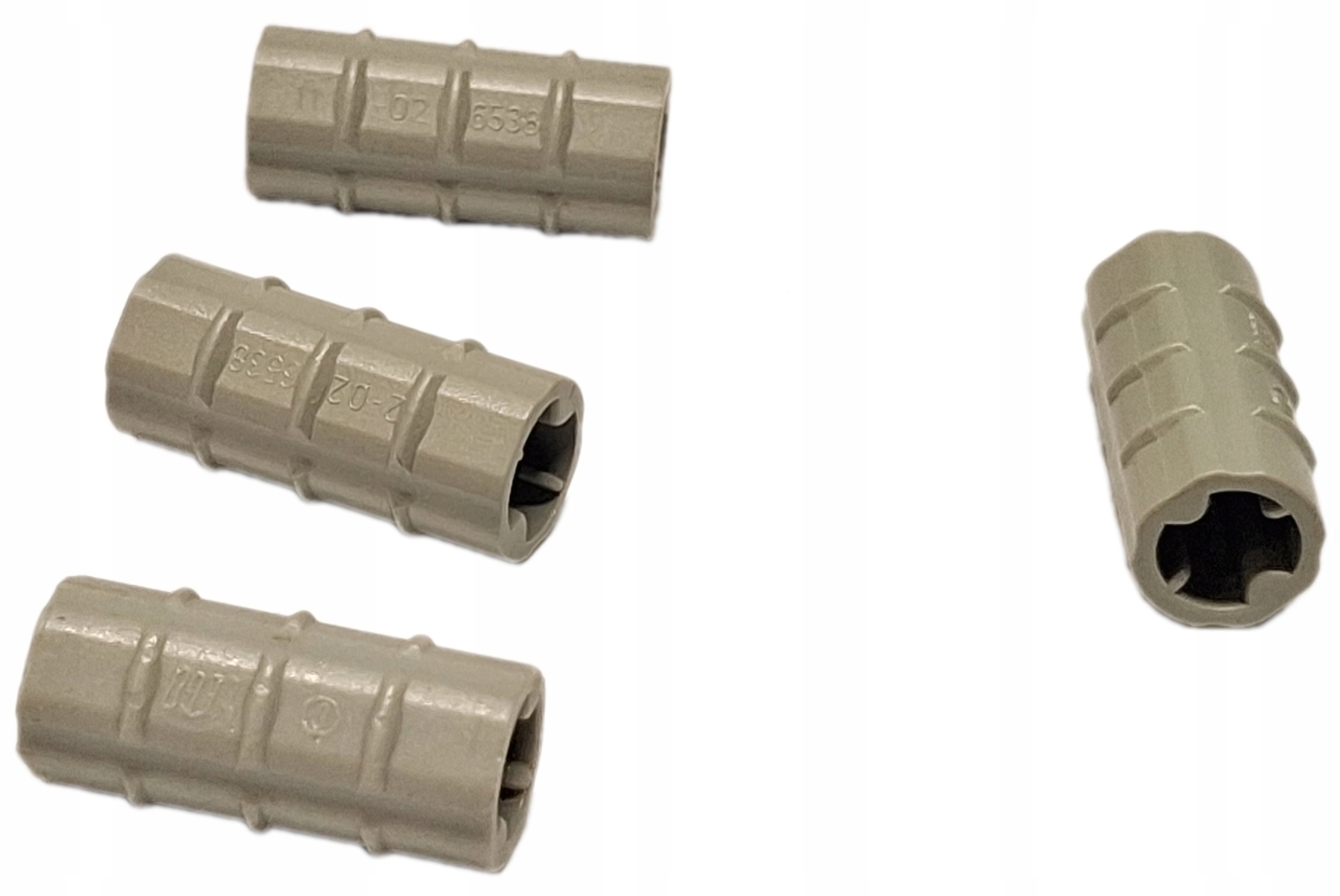 104z3. Lego łącznik tulejka 6538b 4 szt szary jasny old 1 6774a61953800eb179a86e91889cd612