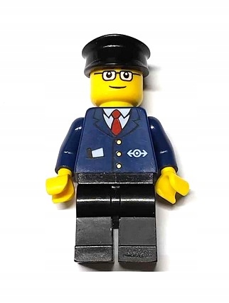 640a Lego ludzik kolejarz zawiadowca pociągu kierowca pociągu trn128 7897 1 84c55d8c0e413d6c7b5a894ed0c25f28