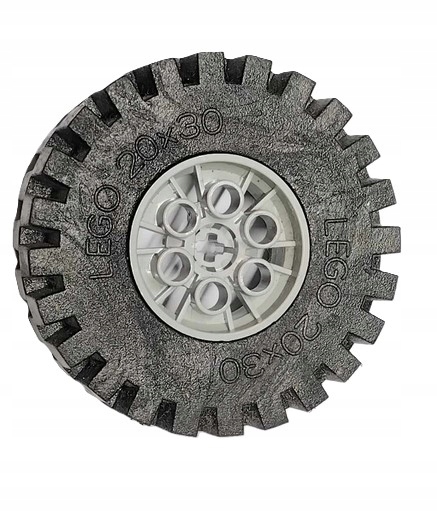 K20c Lego Technic Koło (opona+felga) 20x30 4266 1komplet szary old 1 220d8e7eef8a43a9f51e81b8cc82d19d