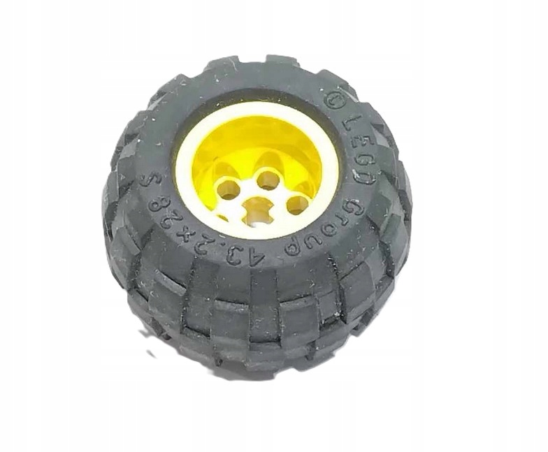 I2c. Lego Technic Koło (opona + felga) 43.2x28S 6580 - żółta 1 komplet 1 67f70db6ecd39cf98092f3271d9c6d24