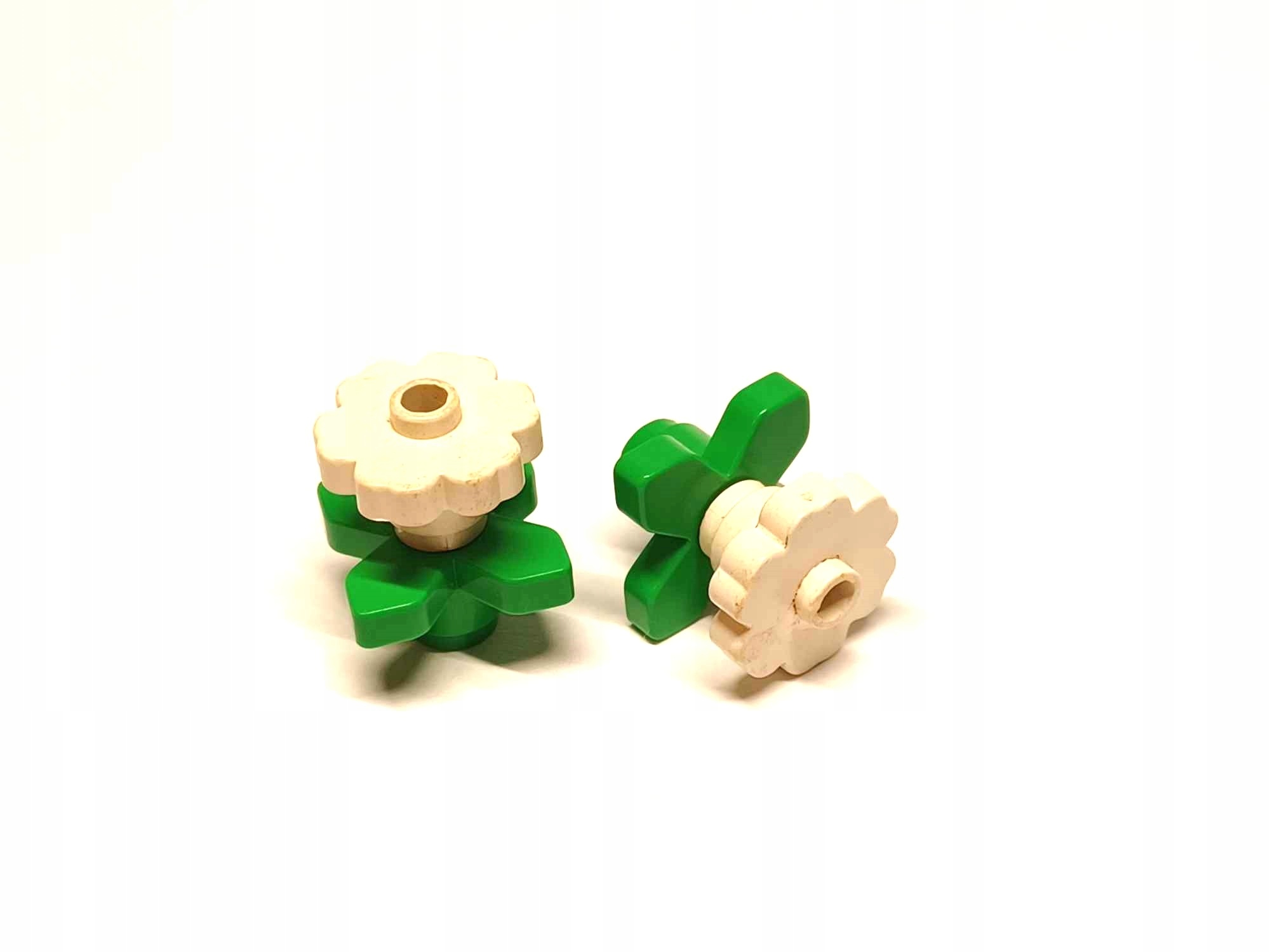 627D16. Lego kwiat roślina 4728 + liść 4727 - komplet żółty pełny biały 1 256dd4861558237b00d62af1ac5fb0ed