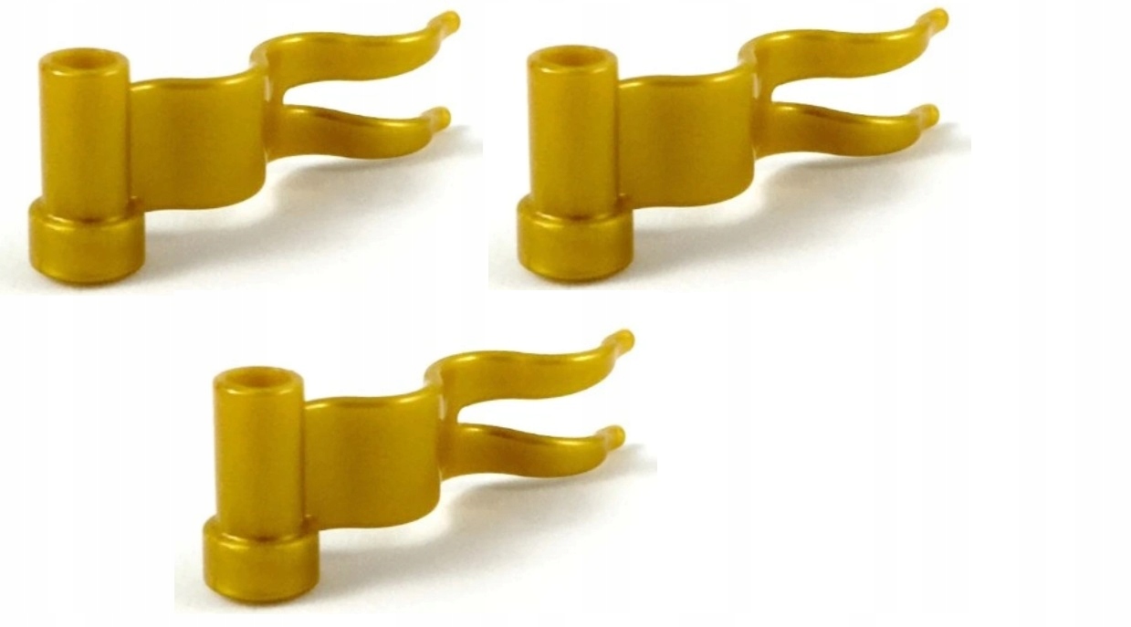 050A6. LEGO pirat rycerz falga 4495b 4495 FLAGA - 3 szt. złota 1 c28757a6830c348b66cd293b79b1019e
