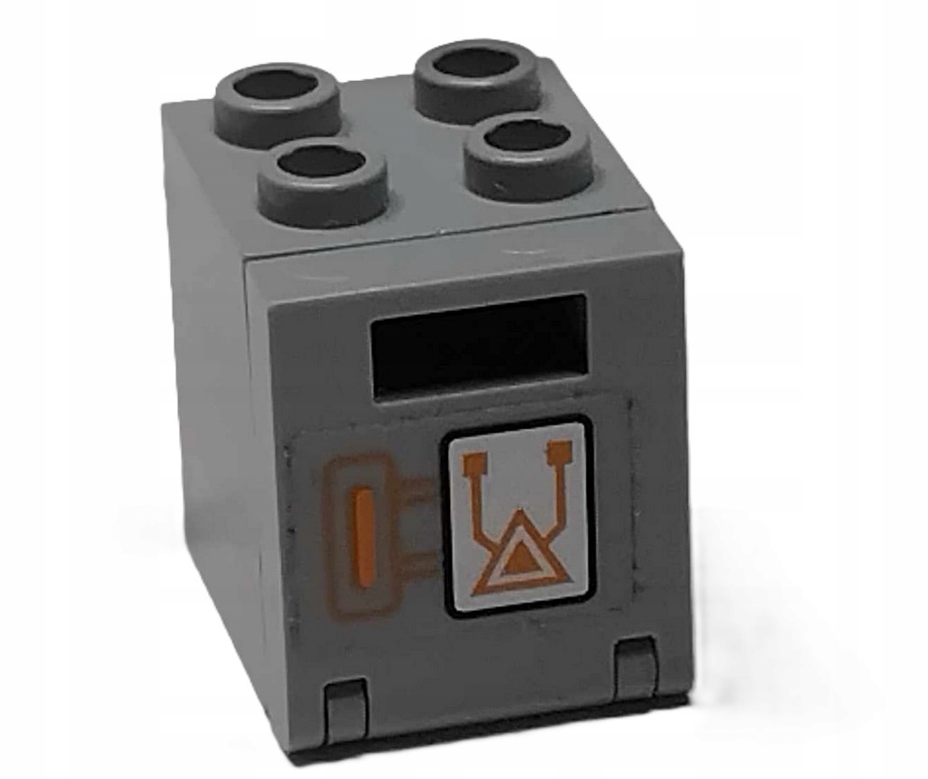 133A8 LEGO 4345 4346 skrzynia szafka kontener szary jasny new sejf naklejka 1 44c84736fad5835c89e0c29872da8395