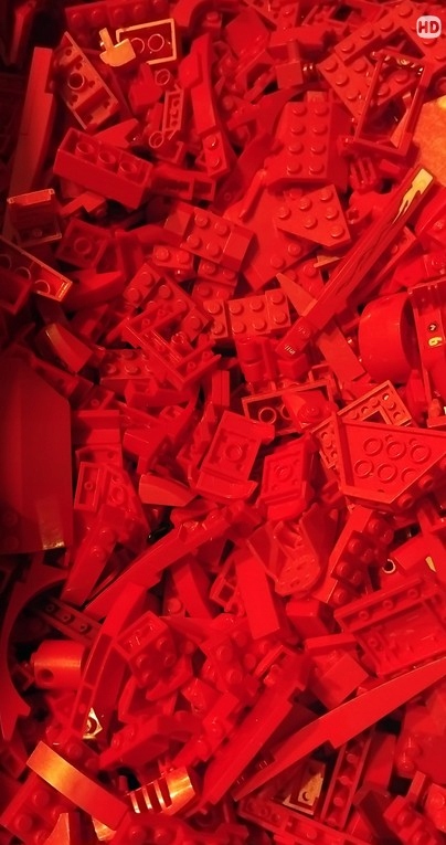 Czerwone BUDOWLANE klocki Lego MIX 100g 1 1298778e05d76ede834d8eda26bb6f7b