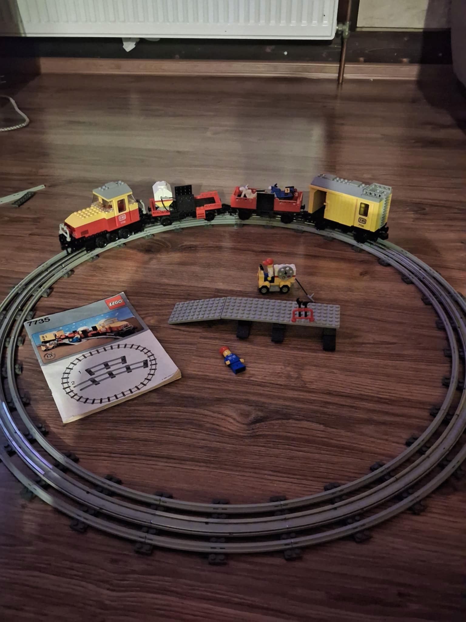 3A. Lego 7735 pociąg 12V lokomotywa i wagony train pociąg 12V. 4 48bbc54300dbe1554ba5406f8ff45b7a