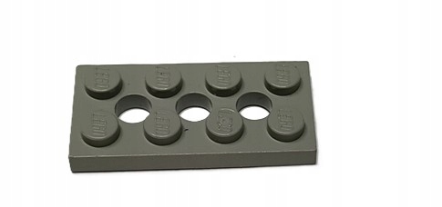 105L4 Lego Technic Płytka z dziurkami 2x4 3709 - szary jasny old- 1 szt 1 65dcd4a6aebe1f618b3edb7030bb7852