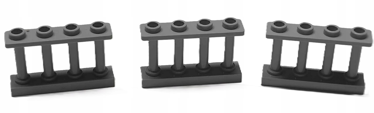 166nA. Lego 15332 płotek barierka 1x4x2 szary JASNY NEW - 3 szt 1 e9ba4ee5651d178a96f87f9447fc433f
