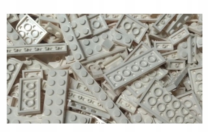 055. Lego białe płaskie 0,1kg MIX 100g 3 ec4661f38acca560b9c1b5a8b182d10b
