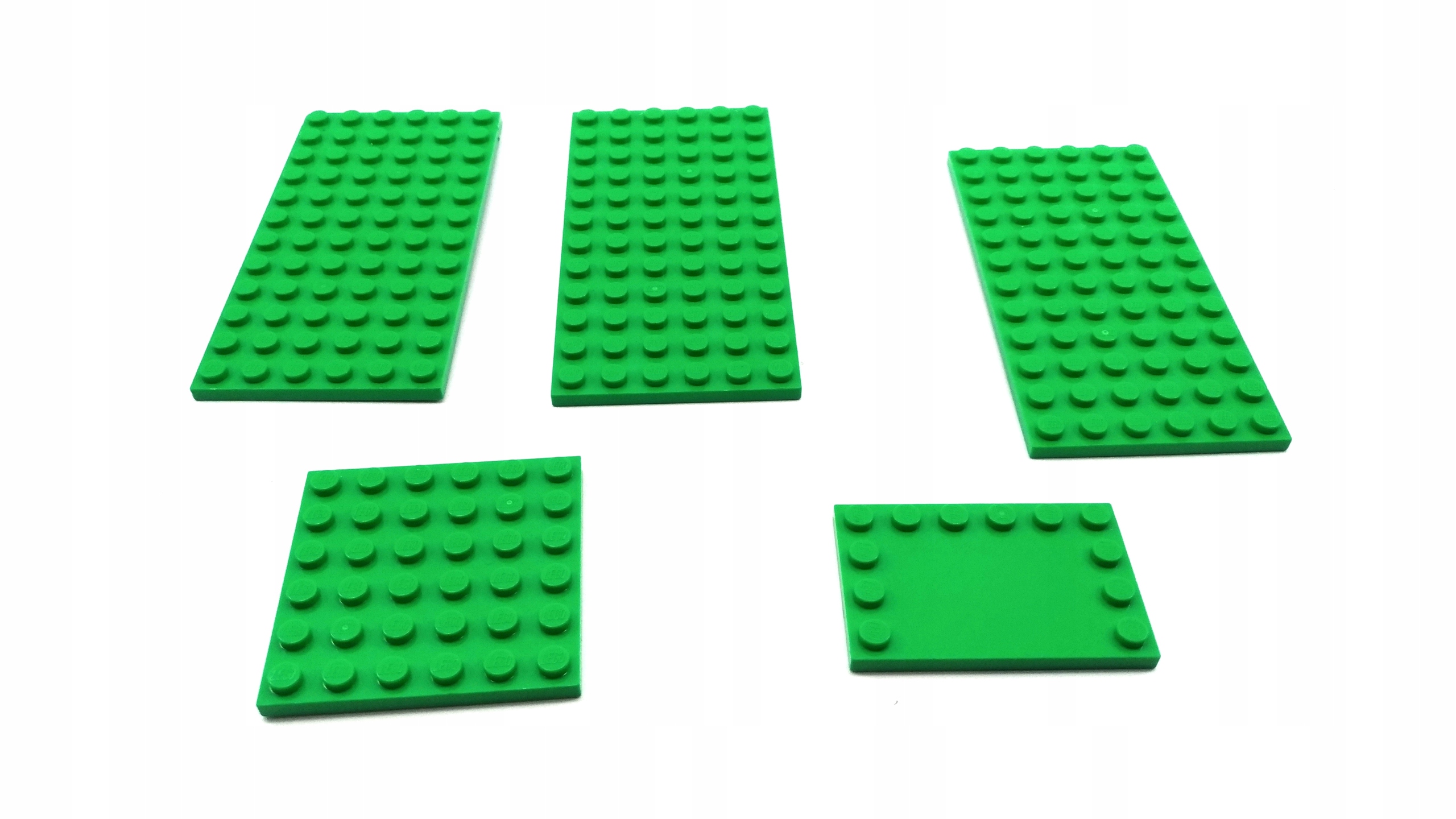 142p. Lego płyty cieńkie zielona jasna 5 sztuk 1 12c2e27d95c78b3d500568d417bd36c6