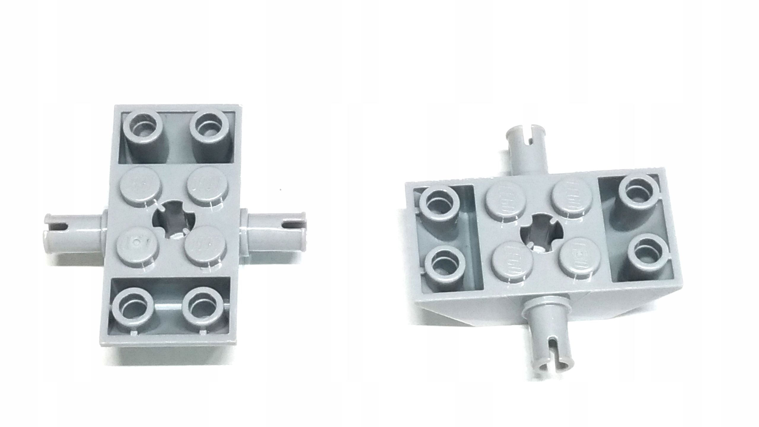 151f. Lego 30390 Płytka 2x4 z osią szary - 2 SZT 1 bed78c738f3ac46bd978def182b403c9