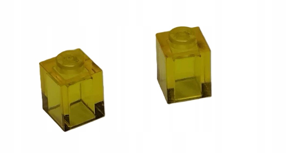 275h8. Lego space Przezroczysty żółty trans Yellow 1x1 3005 - 2 szt 1 031ec940b5eca70fdb0a25029c2376b6