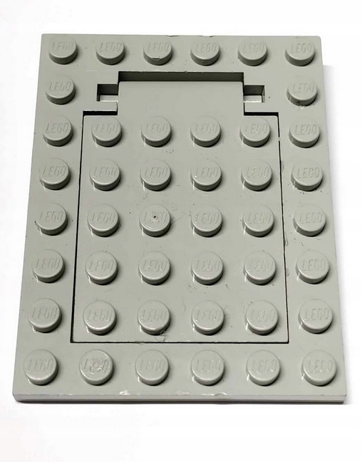 040H10. Lego zapadnia 6X8 30041 + 30042 komplet szara jasna old 1 d9245342b41f9ba3d4980a667babf914