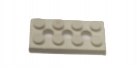 105L6 Lego Technic Płytka z dziurkami 2x4 3709 - biały - 1 szt 1 d3badffbce6ffe16645725fd148fcbaa