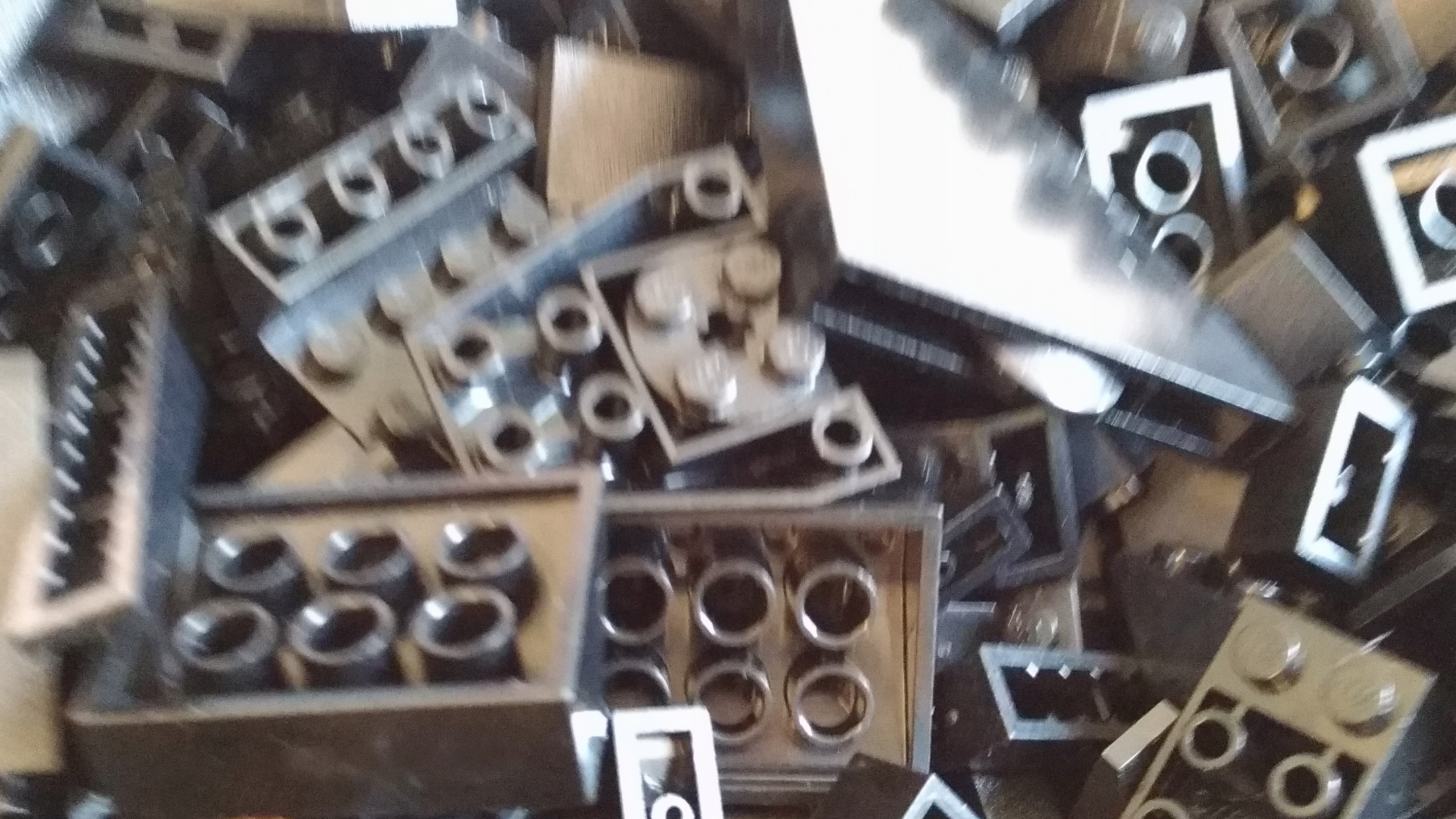 062. Lego czarne dachówki skosy 0,1 kg MIX 4 3d23fb6b9c6f35385e41b3e7d72f261a