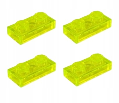 275i2. Lego space Blactron płytka 1x2 3023 Trans Neon Green 4 szt 1 8bc02a4952e590252218a5c3a18deded