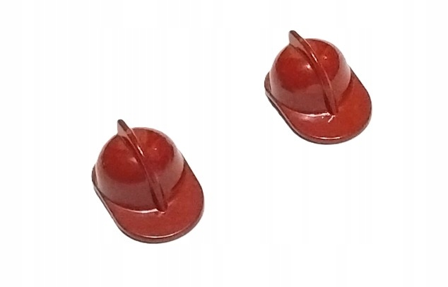 093E5. LEGO kapelusz hat na głowę kask hełm strażacki 3834 bordowy 2szt 1 29a1a7ec69aac847237da5a05a495fd4