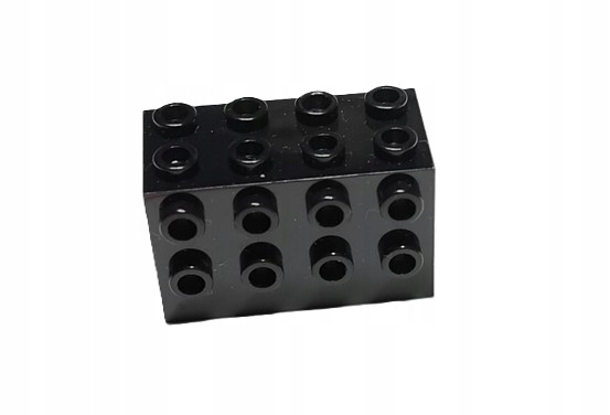 056a5a. LEGO system space 2x2x4 klocek z wypustkami czarny 2434 1 9b216269b272648929d3ea3c41e6407c